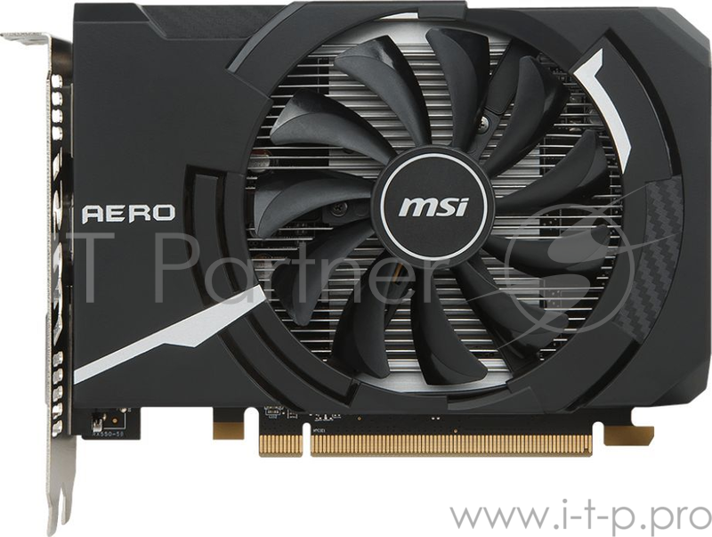Видеокарта 4Gb PCI-E MSI Radeon RX 550 AERO ITX 4G OC RX550, GDDR5, 128 bit, DVI, HDMI, DP, Retai