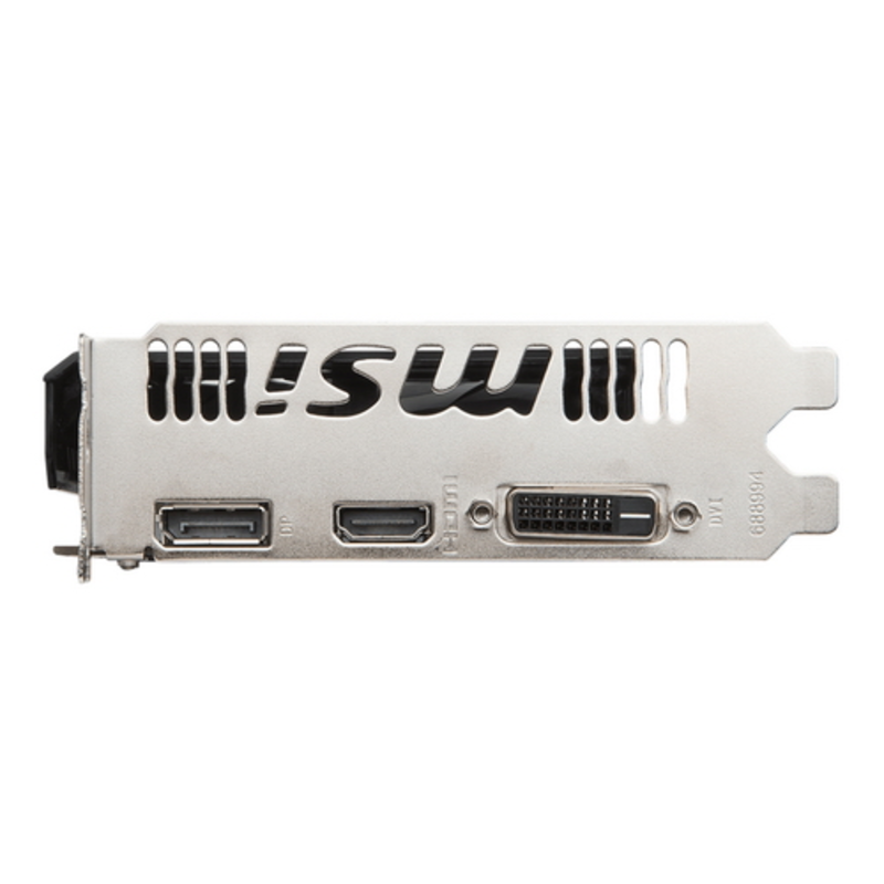 Видеокарта 4Gb PCI-E MSI Radeon RX 550 AERO ITX 4G OC RX550, GDDR5, 128 bit, DVI, HDMI, DP, Retai