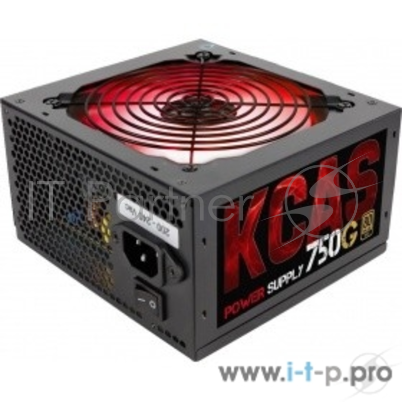 Блок питания Aerocool KCAS-750G RGB (ATX 2.4, 750W, Active PFC, 120mm fan, 80 PLUS GOLD) Box