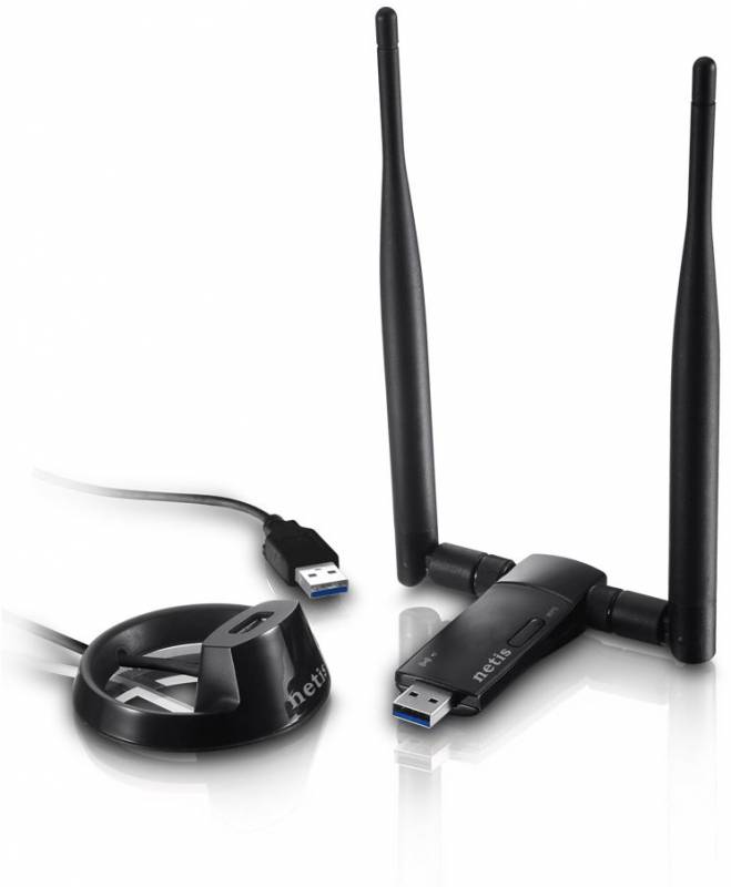 Wi-Fi адаптер USB 1200MBPS USB DUAL BAND WF2190 NETIS AC1200 Беспроводной двухдиапазонный