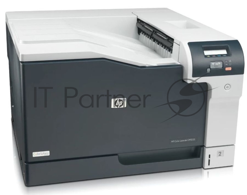Цветной лазерный принтер HP Color LaserJet CP5225n A3, 600x600dpi, бело-серый (USB2.0, LAN)