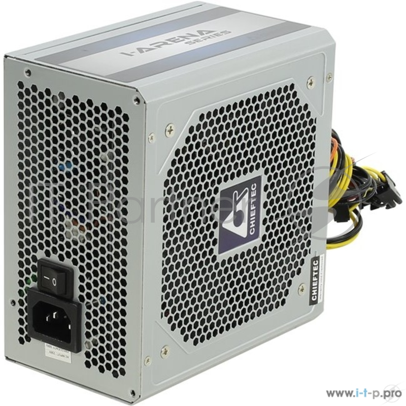 Блок питания 600Вт Chieftec iArena GPC-600S ATX12V V2.3 (24+4/8+6/8pin, вентилятор d120мм)