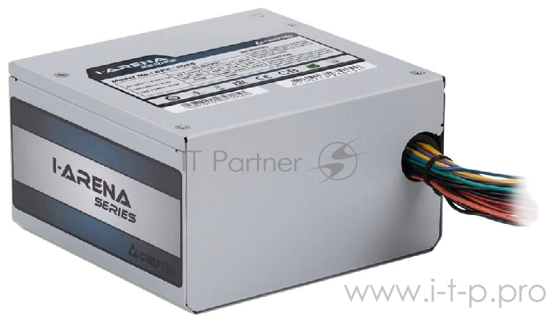 Блок питания 600Вт Chieftec iArena GPC-600S ATX12V V2.3 (24+4/8+6/8pin, вентилятор d120мм)