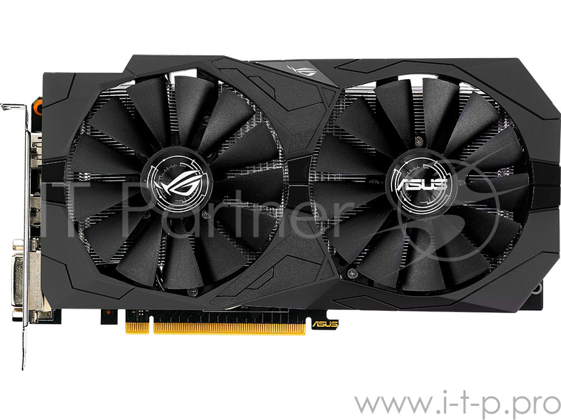Видеокарта ASUS GeForce GTX 1050 Ti 4ГБ STRIX-GTX1050TI-O4G-GAMING (GeForce GTX 1050 Ti, DDR5, 2xDVI, HDMI, DP) (PCI-E)