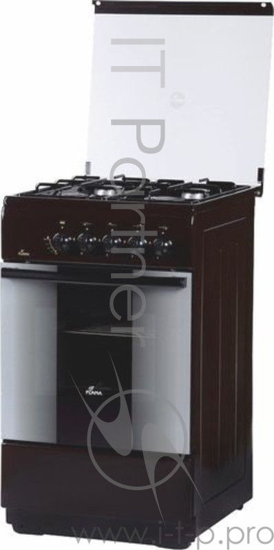 Газовая плита Flama FG 2406 B коричневый
