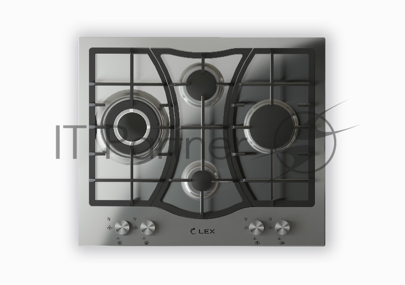 Газовая варочная поверхность Lex GVS 643 IX нержавеющая сталь
