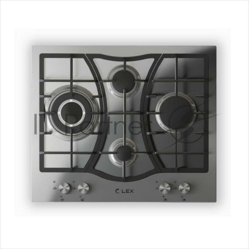 Газовая варочная поверхность Lex GVS 643 IX нержавеющая сталь