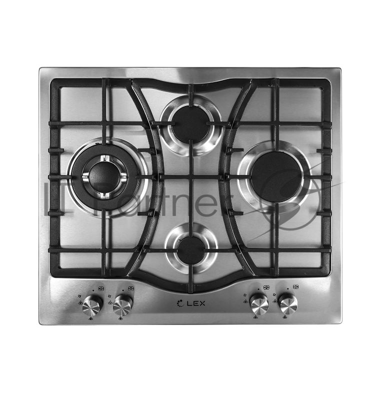 Газовая варочная поверхность Lex GVS 643 IX нержавеющая сталь