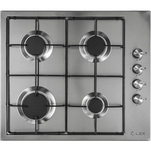 Газовая варочная поверхность Lex GVS 644-1 IX нержавеющая сталь