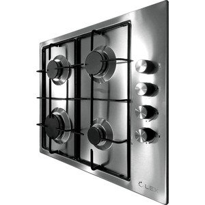 Газовая варочная поверхность Lex GVS 644-1 IX нержавеющая сталь