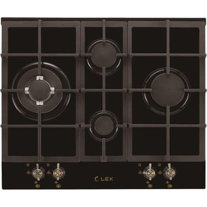 Газовая варочная поверхность Lex GVG 643 C BL черный
