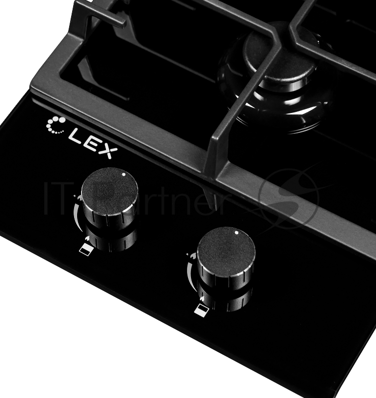 Газовая варочная поверхность Lex GVG 321 BL черный