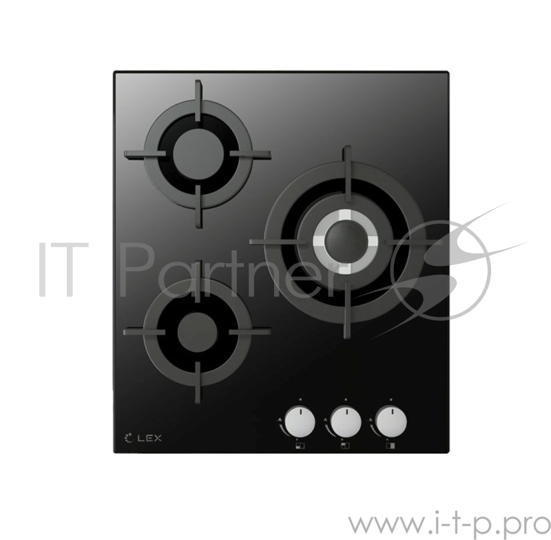 Газовая варочная поверхность Lex GVG 430 BL черный