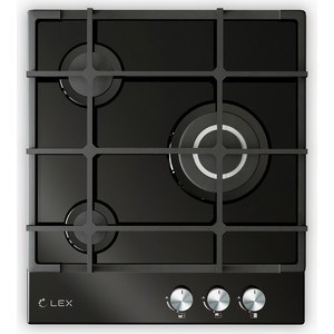 Газовая варочная поверхность Lex GVG 431 BL черный