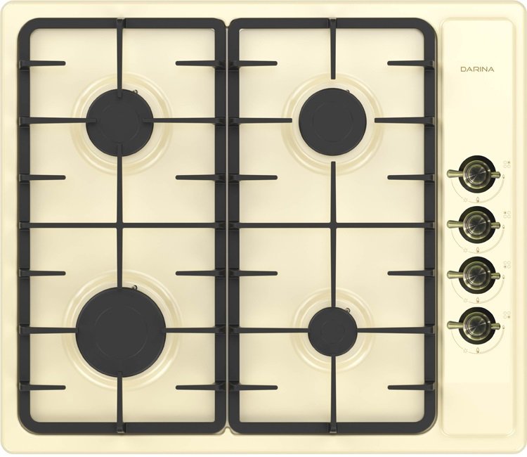 Газовая варочная панель DARINA 1T18 BGM341 12 BG бежевый