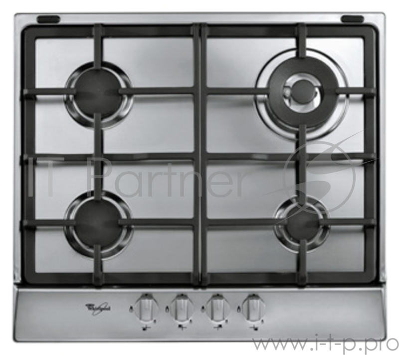 Варочная поверхность газовая Whirlpool AKR 353/IX нержавеющая сталь