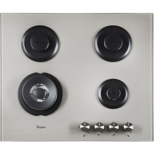 Варочная поверхность газовая Whirlpool GOA 6425/S, закаленное стекло, коричневая