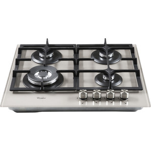 Варочная поверхность газовая Whirlpool GOA 6425/S, закаленное стекло, коричневая