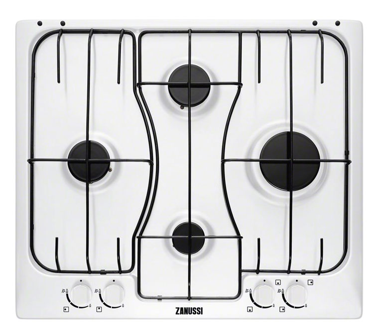 Варочная поверхность газовая Zanussi ZGX 565414W белый