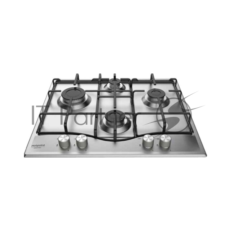 Варочная поверхность газовая Hotpoint-Ariston PCN 642 IX/HA RU, нержавеющая сталь, серебро