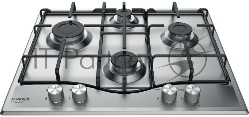 Варочная поверхность газовая Hotpoint-Ariston PCN 642 IX/HA RU, нержавеющая сталь, серебро