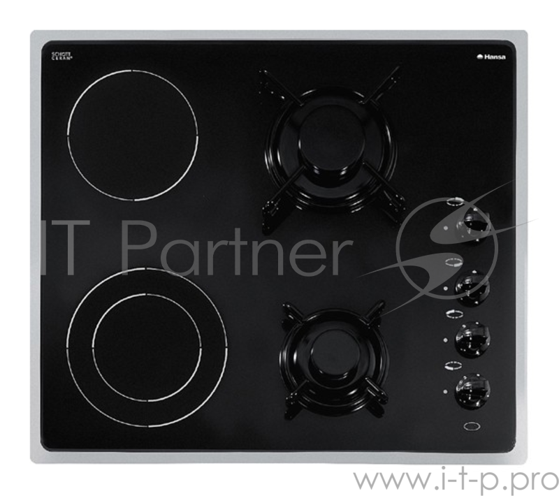 Варочная поверхность газовая Hansa BHMI 61414030 черный