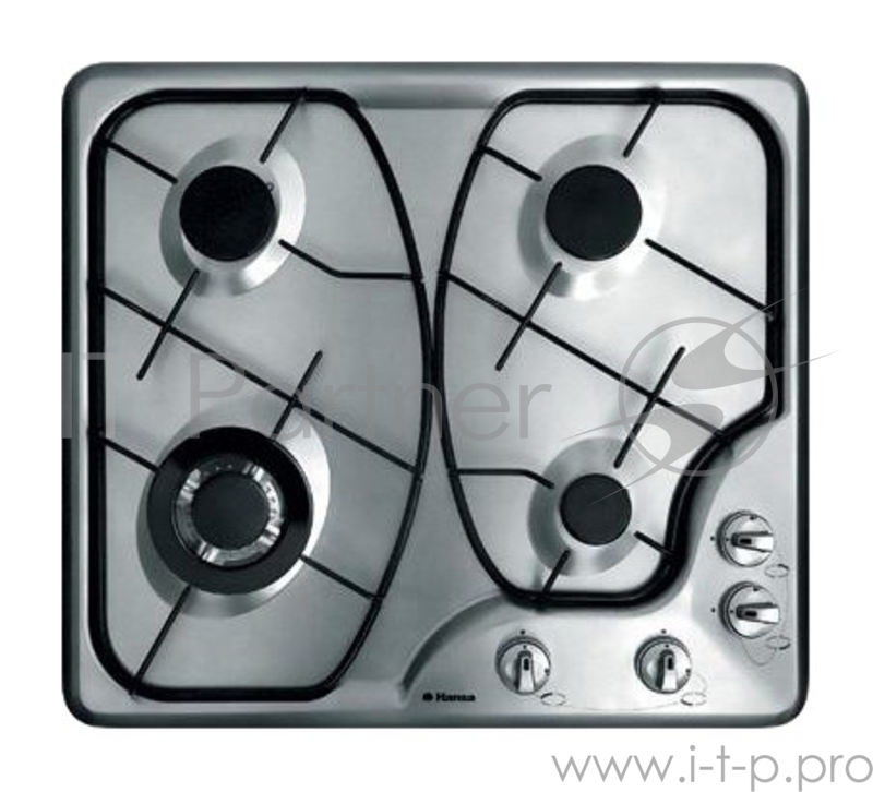 Варочная поверхность газовая Hansa BHGI63112012 серебристый
