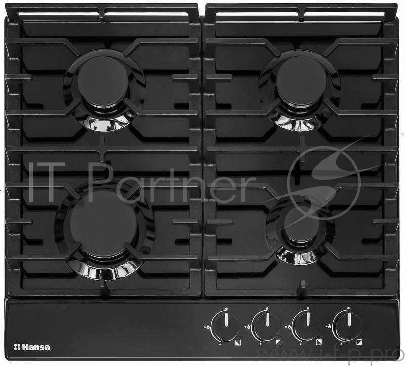 Варочная поверхность газовая Hansa BHGS63030 черный