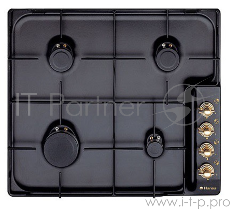 Варочная поверхность газовая Hansa BHG63100020 черный
