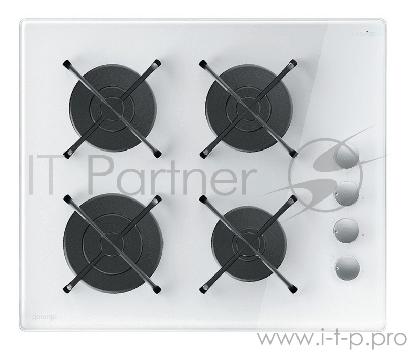 Варочная поверхность газовая Gorenje GHS64-ORA-W белый
