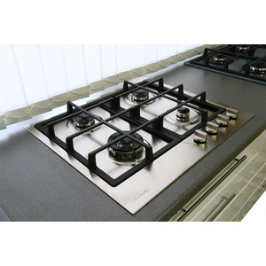 Варочная поверхность газовая Electronicsdeluxe TG4 750231F-021 нержавеющая сталь
