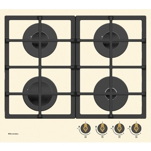 Варочная поверхность газовая Electronicsdeluxe GG4 750229F-016 бежевый