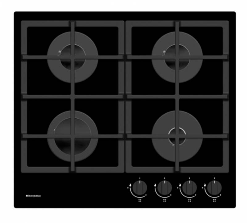 Варочная поверхность газовая Electronicsdeluxe GG4 750229F-011 стекло черное