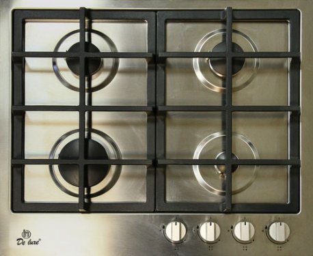 Варочная поверхность газовая DeLuxe TG4 750231F-070 серебристый