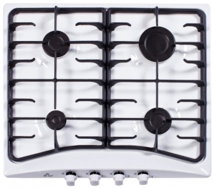 Варочная поверхность газовая DeLuxe 5840.00гмв-054чр белый