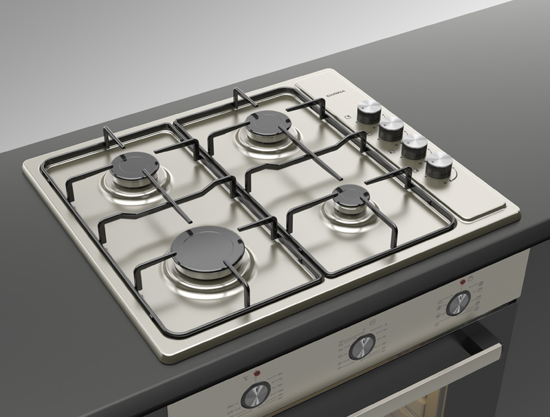 Варочная поверхность газовая Darina T1 BGM 341 12X нержавеющая сталь