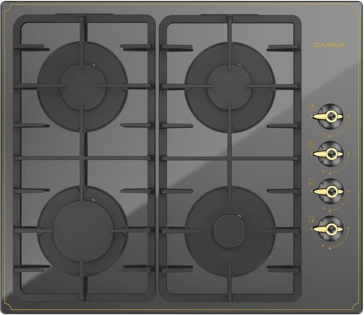 Варочная поверхность газовая Darina 1T17 BGС 341 12 B черный