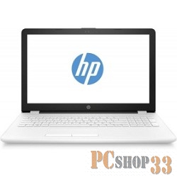 Ноутбук HP 15-bw030ur 2BT51EA (E2-9000e-1.50ГГц, 4ГБ, 500ГБ, R2, LAN, WiFi, BT, WebCam, 15.6 1366x768, W10 H), белый