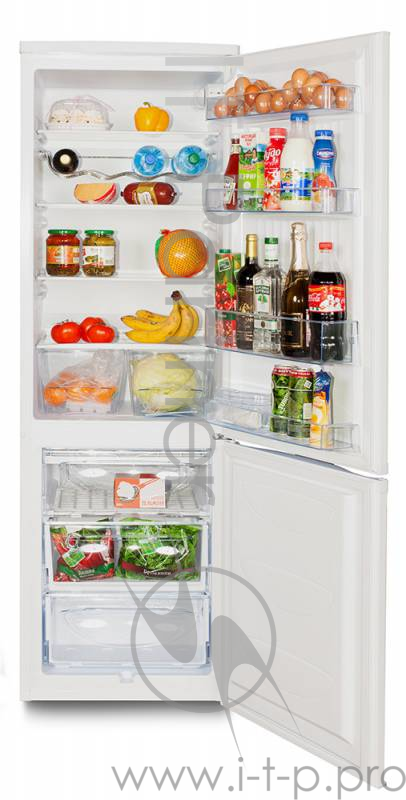 Холодильник Sinbo SR 297R белый (двухкамерный)