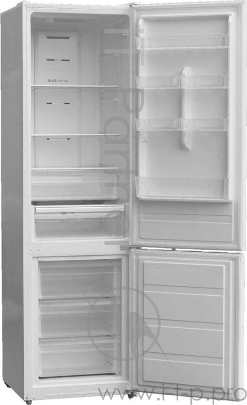 Холодильник Shivaki BMR-2001DNFW белый (двухкамерный)