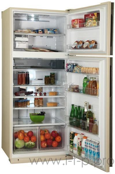 Холодильник Sharp SJ-XE59PMBE бежевый (двухкамерный)