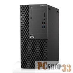 Компьютер Dell OptiPlex 3050 MT 3050-0337 (Core i3 6100-3.70ГГц, 4ГБ, 500ГБ, HDG, DVDRW, LAN, Linux) + клавиатура + мышь