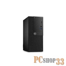 Компьютер Dell OptiPlex 3050 MT 3050-0337 (Core i3 6100-3.70ГГц, 4ГБ, 500ГБ, HDG, DVDRW, LAN, Linux) + клавиатура + мышь