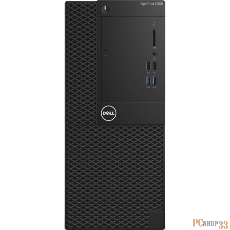 Компьютер Dell OptiPlex 3050 MT 3050-0337 (Core i3 6100-3.70ГГц, 4ГБ, 500ГБ, HDG, DVDRW, LAN, Linux) + клавиатура + мышь