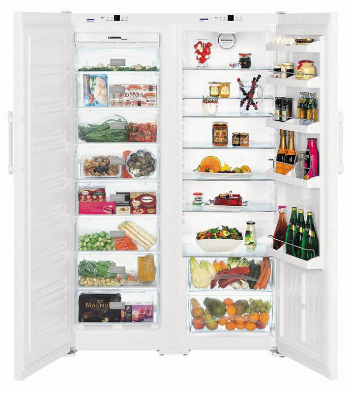 Холодильник Liebherr SBS 7212 (SGN 3063 + SK 4240) белый (двухкамерный)