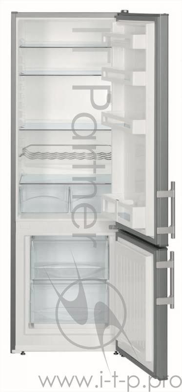 Холодильник Liebherr CUsl 2811 серебристый (двухкамерный)