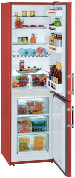 Холодильник Liebherr CUfr 3311 красный (двухкамерный)