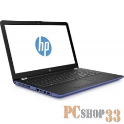 Ноутбук HP 15-bs042ur 1VH42EA (Pentium N3710-1.60ГГц, 4ГБ, 500ГБ, HDG, LAN, WiFi, BT, WebCam, 15.6 1366x768, W10 H), синий