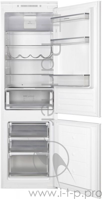 Холодильник встраиваемый Hansa BK318.3V белый (двухкамерный)