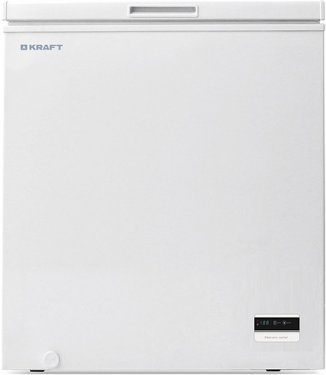 Морозильник ларь KRAFT BD(W)-200BL с LCD дисплеем, белый